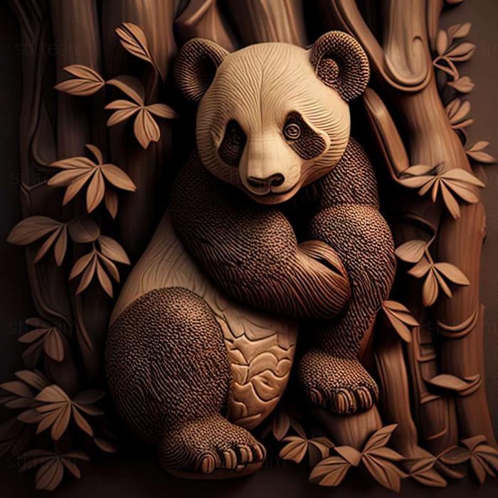 3D model panda (STL)